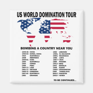 World Domination Tour Magnet