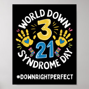 World Down Syndrome Day 321 Awareness Support Mana Poster