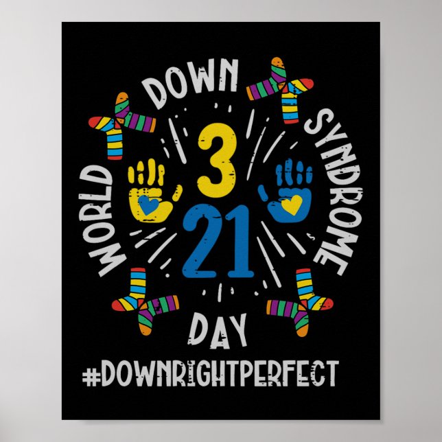 World Down Syndrome Day 321 Awareness Support Mana Poster (Framsidan)