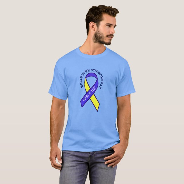 World Down Syndrome Day March 21st Shirt T (Hel framsida)