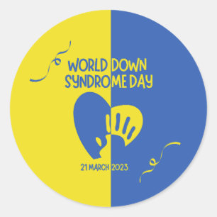 World Down Syndrome Day Runt Klistermärke