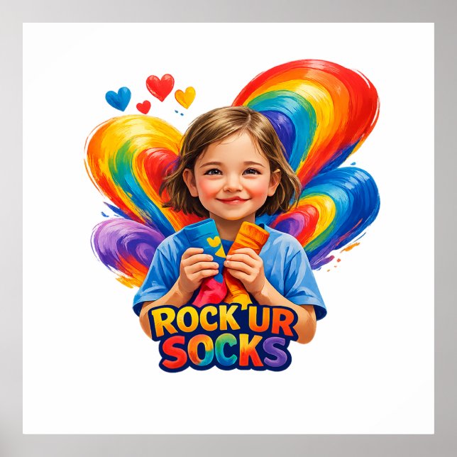 World Down Syndrome Day shirt Poster (Framsidan)