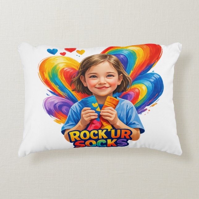 World Down Syndrome Day shirt Prydnadskudde (Framsidan)