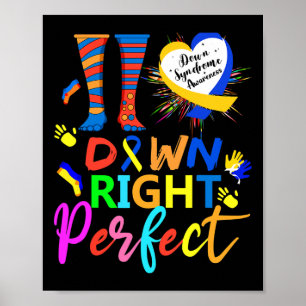 World Down Syndrome Day Sten - din sockel T21 Awar Poster