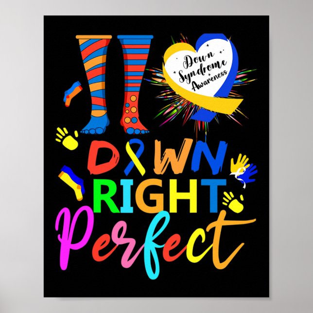 World Down Syndrome Day Sten - din sockel T21 Awar Poster (Framsidan)