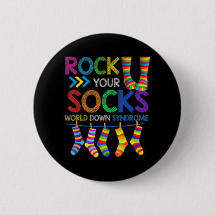 World Down Syndrome Day Sten - din socklarmedveten Knapp