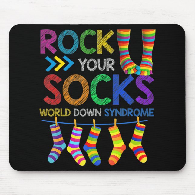 World Down Syndrome Day Sten - din socklarmedveten Musmatta (Framsidan)