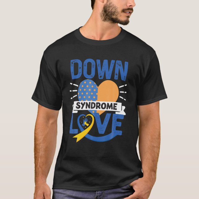 World Down Syndrome Day Sten - din socklarmedveten T Shirt (Framsida)