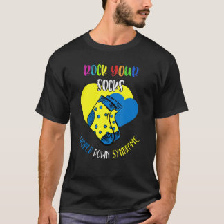 World Down Syndrome Day Sten - din socklarmedveten T Shirt