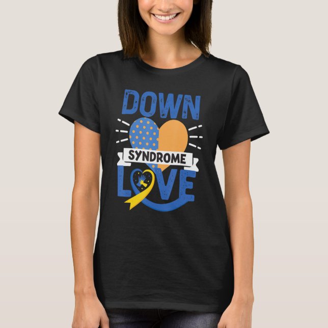 World Down Syndrome Day Sten - din socklarmedveten T Shirt (Framsida)