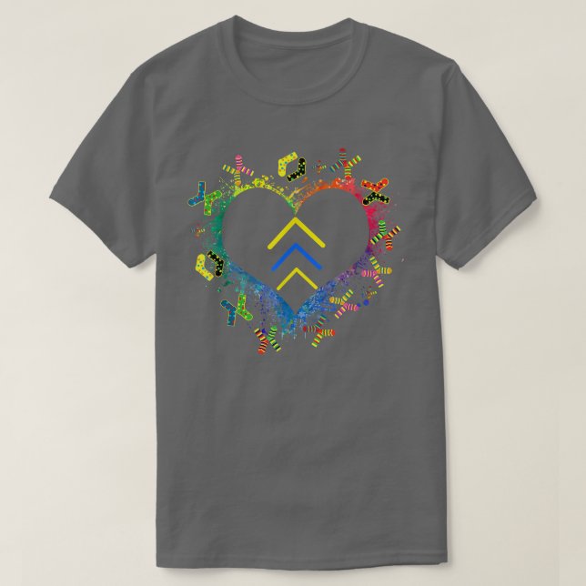 World Down Syndrome Day  T Shirt (Design framsida)