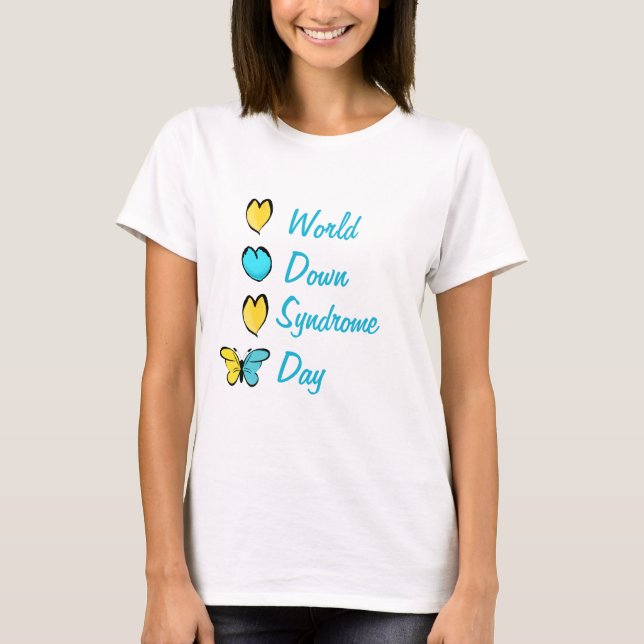 World Down Syndrome Day T-Shirt (Framsida)