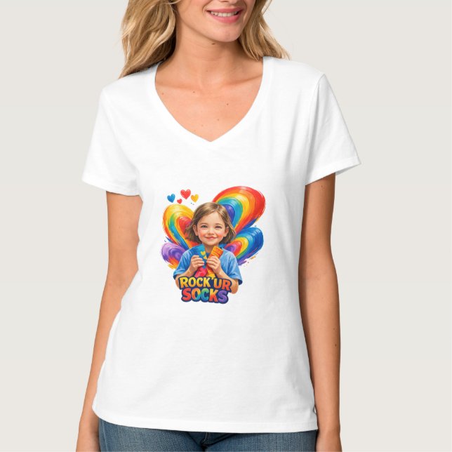 World Down Syndrome Day T Shirt (Framsida)