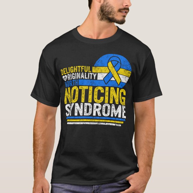 World Down Syndrome Day, underbar originalitet T Shirt (Framsida)
