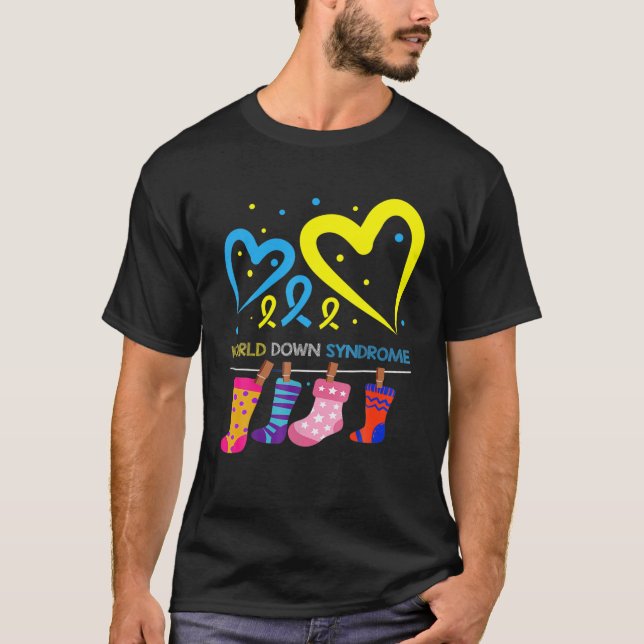 World Down Syndrome WDSD 21 mars Dag T Shirt (Framsida)