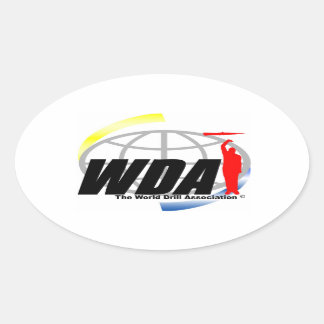 World Drill Association Sticker Ovalt Klistermärke