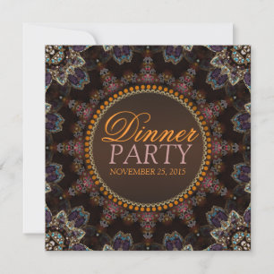 World Earth Aztec Dinner Party-inbjudan Inbjudningar