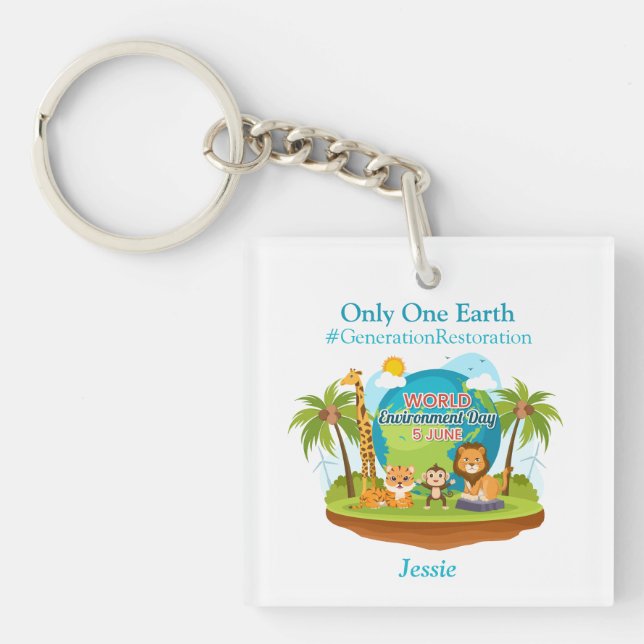 World Environment Day Anpassningsbar Text Jungle A (Framsidan)