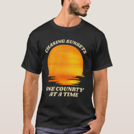 World Explorer & Sunset Älskare T Shirt