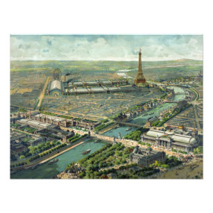 World Expo 1900 Paris Frankrike Fototryck