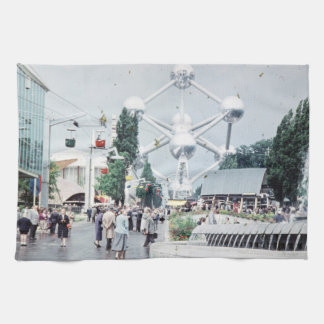 World Fair Brussels 1958 Photo Kökshandduk