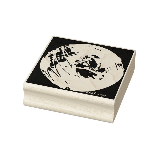 World Globe Photography Art Tote Stämpel (Stämpel)