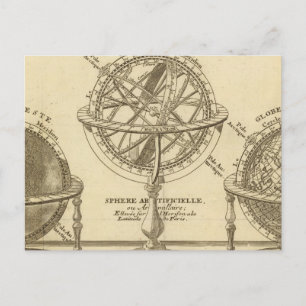 World Globe Vykort