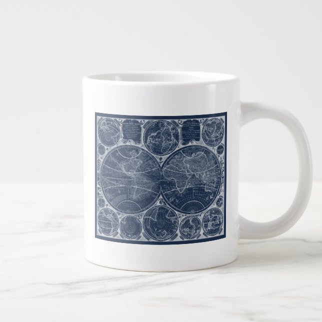 World Globes Blueprint Jumbo Mugg (Höger)