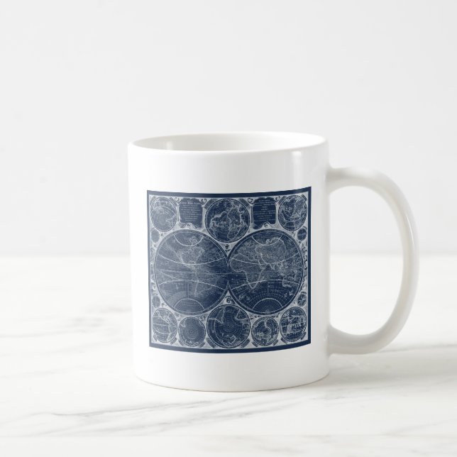 World Globes Blueprint Kaffemugg (Höger)