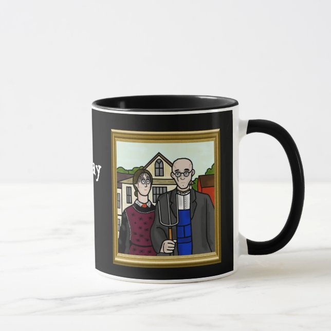 World Goth Day American Gothic Mugg (Höger)
