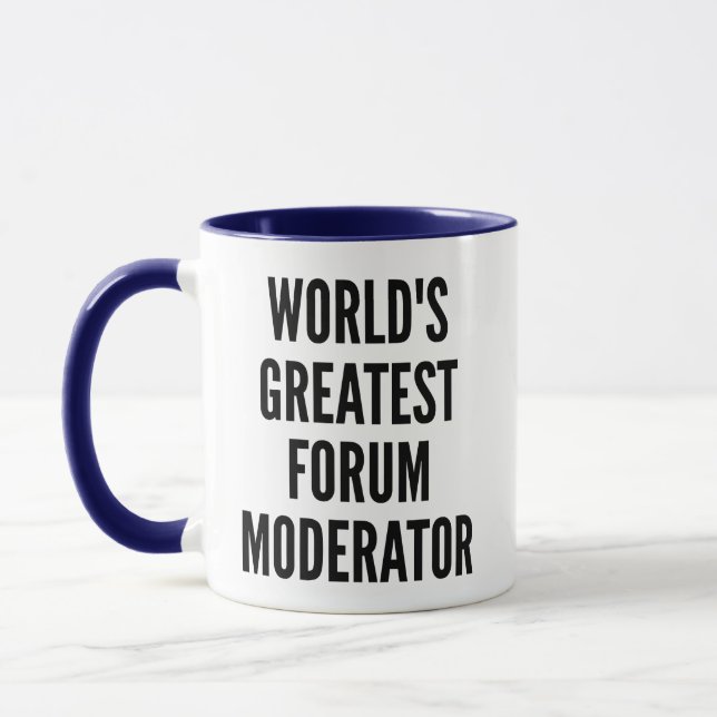 World Greatest Forum Moderator Mugg (Vänster)