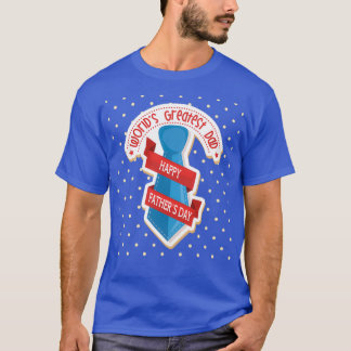 World Greatest pappa Fars dag 2 Gift-idé T Shirt