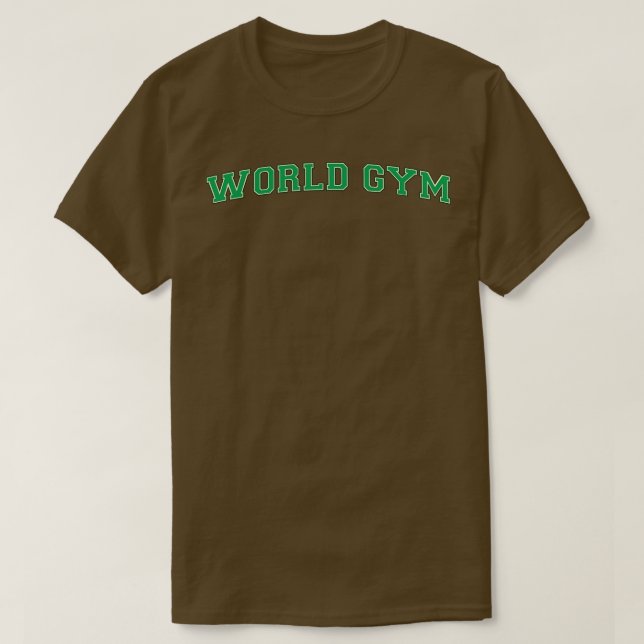 World Gym 6 T Shirt (Design framsida)