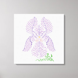 World Iris Kanvastryck