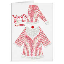World Jultomten Card