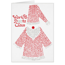 World Jultomten Card OBS Kort