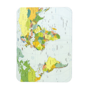 World+karta+globe+land+atlas Magnet