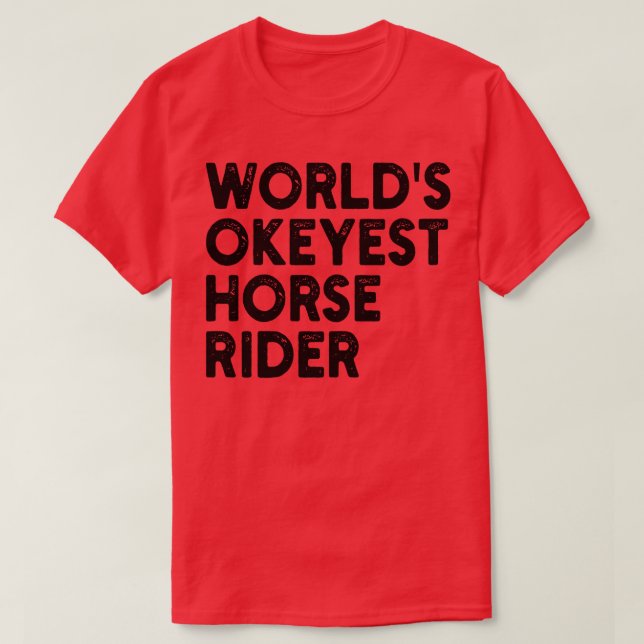 World Keyest Häst rider 2 T Shirt (Design framsida)