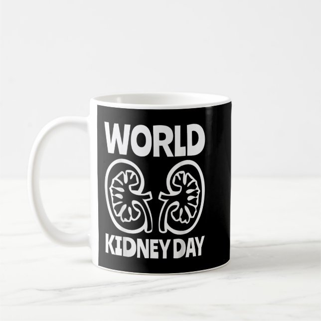 World Kidney Day Public Awareness Kaffemugg (Vänster)