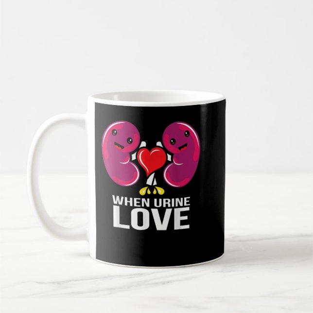 World Kidney Day When Urine Love Kidney Disease Aw Kaffemugg (Vänster)