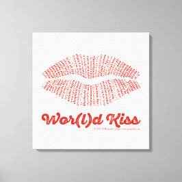 World Kiss Kanvastryck