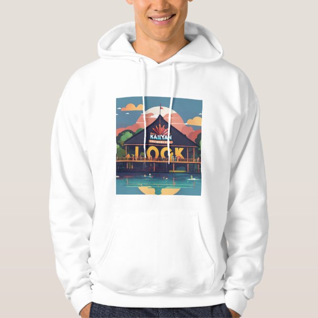 World Landmarks Disline Tee Hoodie (Framsida)
