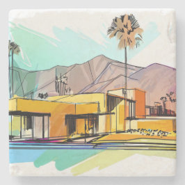 World Locations Underläggs California 02 Stenunderlägg