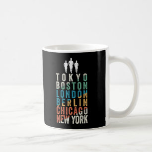 World Major Marathon Cities Kaffemugg