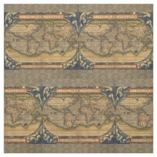 World Map Antique Ortelius Europe Travel Tyg