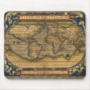 World Map Antique Ortellius Europe Travel Musmatta
