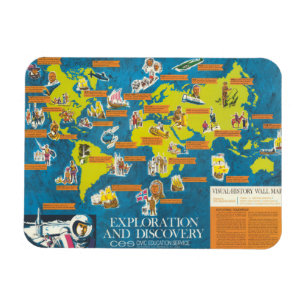 World Map för prospektering och upptäckt av Visu Magnet