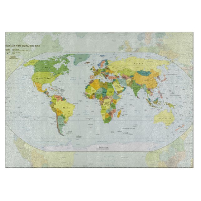 World Map Globe Land Atlas (Framsidan)