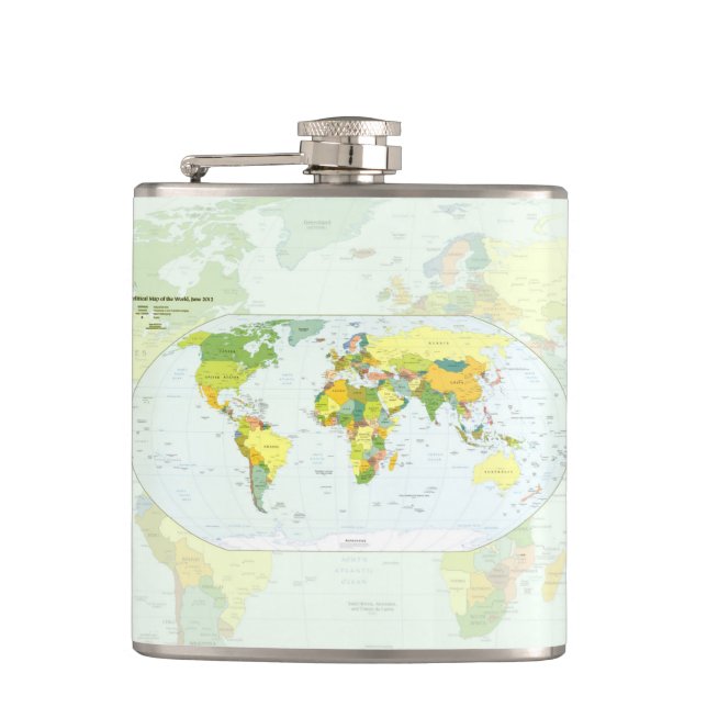 World Map Globe Land Atlas Fickplunta (Framsidan)
