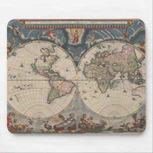 World Map Globe Travel Antique Musmatta